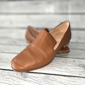 Women’s Clarks brown cushion plus Slip On Loafer 8